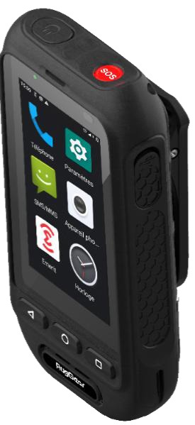 Teléfono rugged 4G NFC IP68 para trabajador aislado (e-RG360)